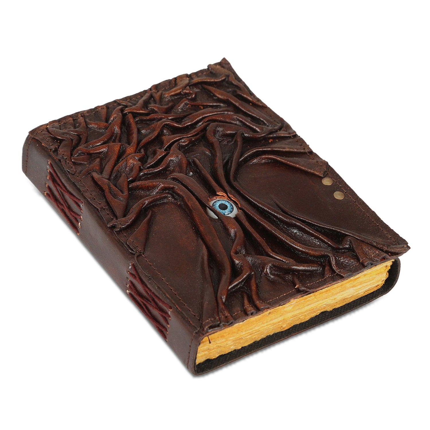 Tree and eye cover leather journal