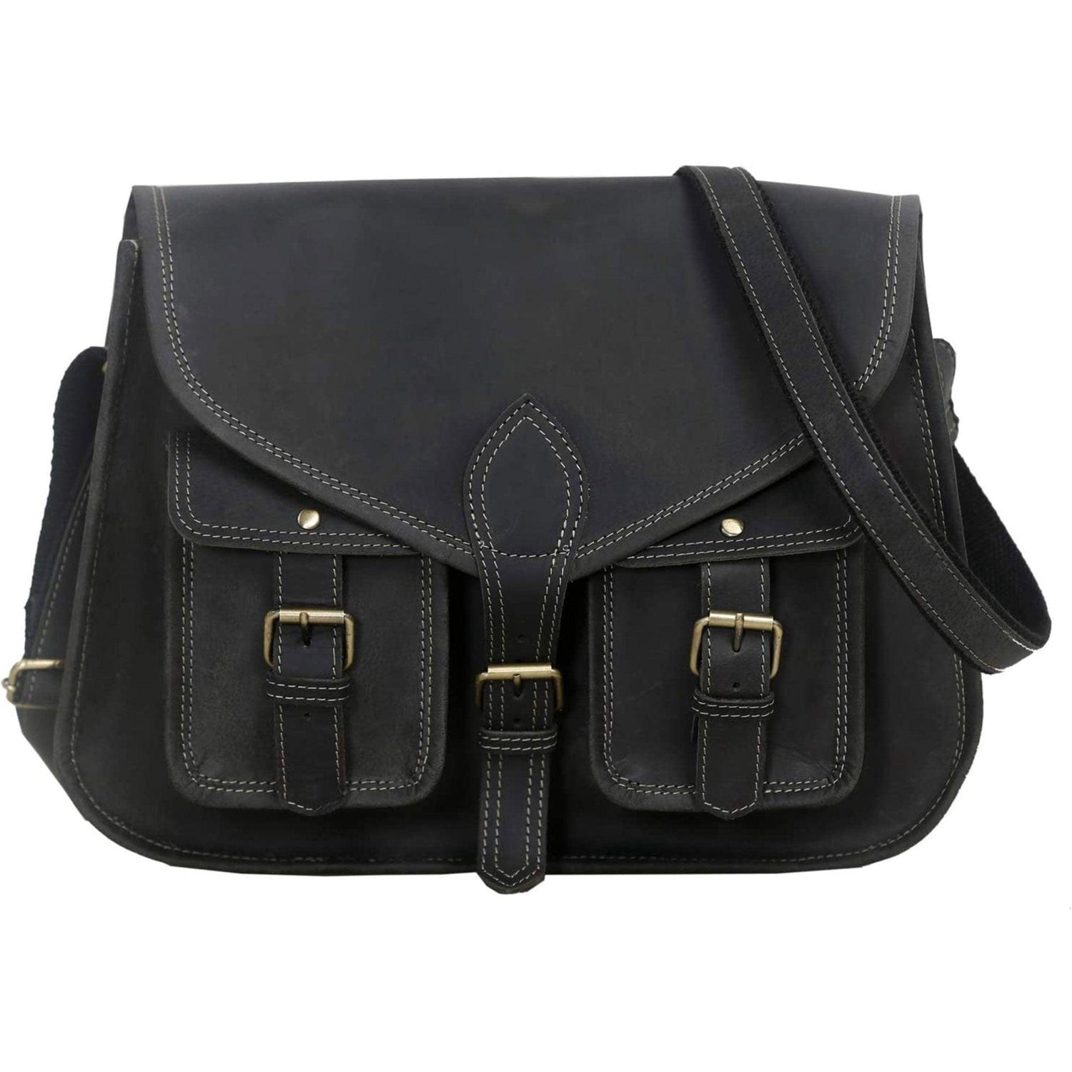 Leather Crossbody Bag for Women made with Full-Grain Buffalo Leather
