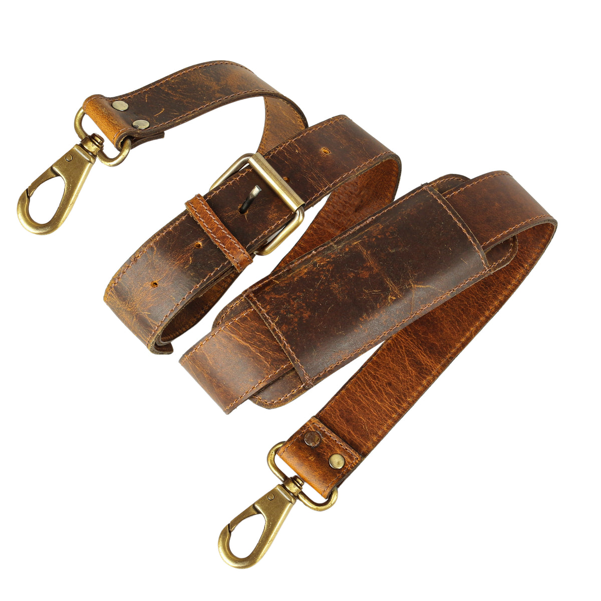Shoulder Strap Carrying Strap Shoulder Strap Leather Straps for Bags -  Brown, as described