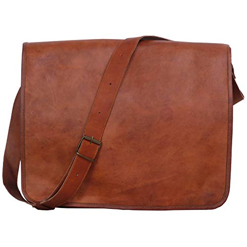 Leather Men's Crossbody Bag, Vintage Leather Bag, Shoulder Bag