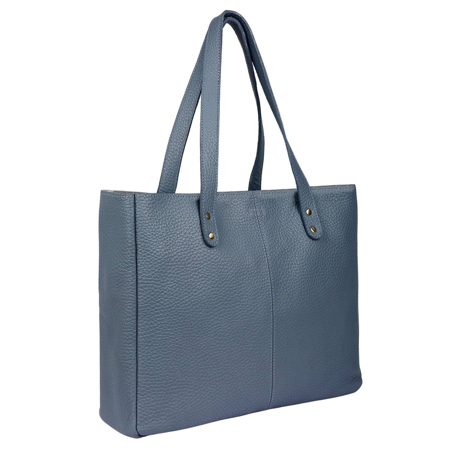 Full-grain leather shoulder purse