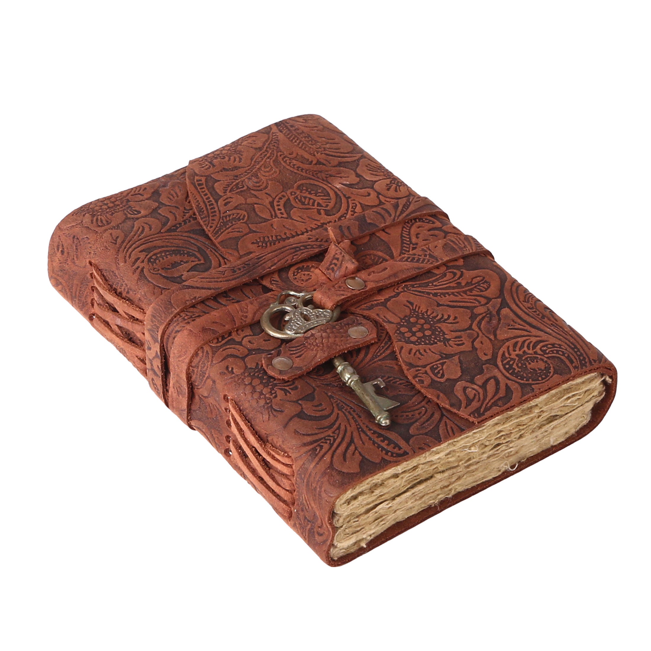 Hocus Pocus Halloween Handcrafted Embossed Leather Journal – 7x5