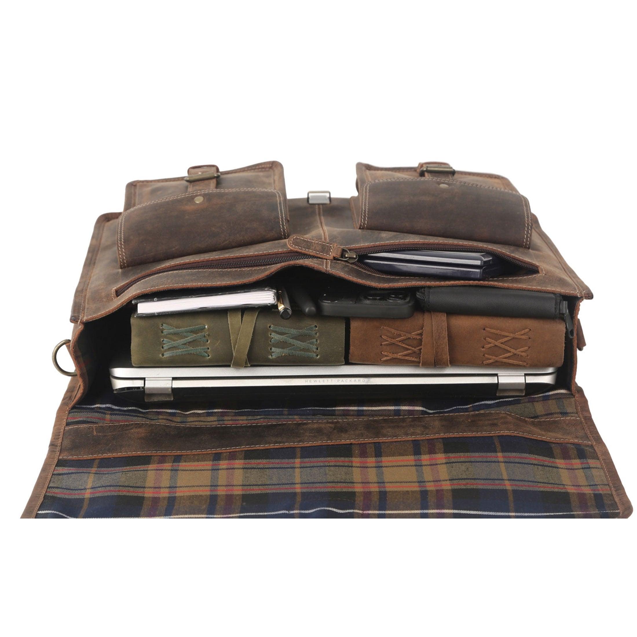 18-inch office satchel for men and women