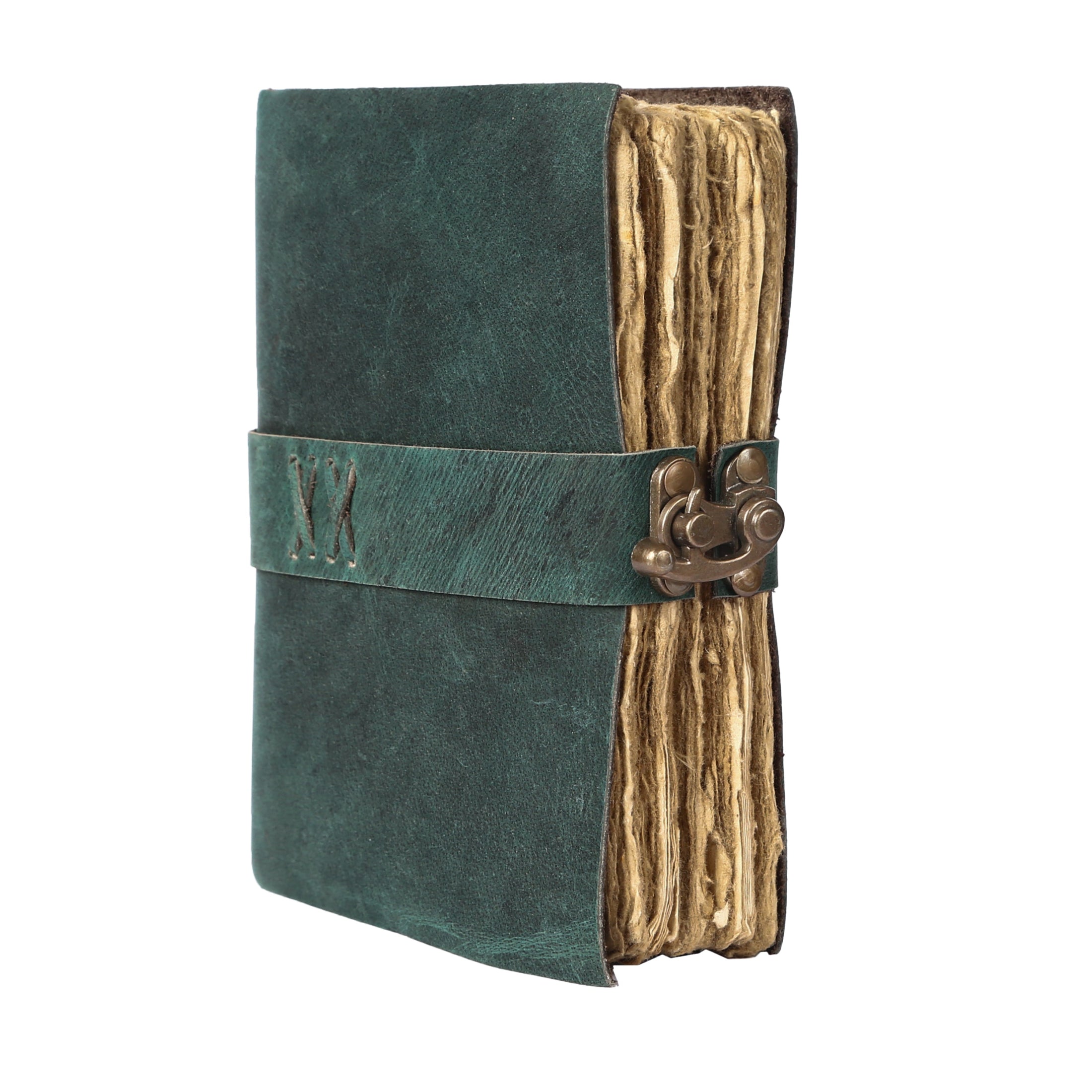Best leather journal for women with vintage lock