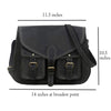 14 inch Crossbody Satchel Bag for Women with Adjustable Strap