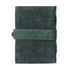 Handcrafted Vintage Leather bound Journal with Lock - Antique Deckle Edge Paper - 200 Pages - Sea Green