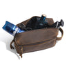 Genuine Unisex Vanity Leather Dopp kit - Travel Toiletry Bag multi-purpose Toiletry Bag
