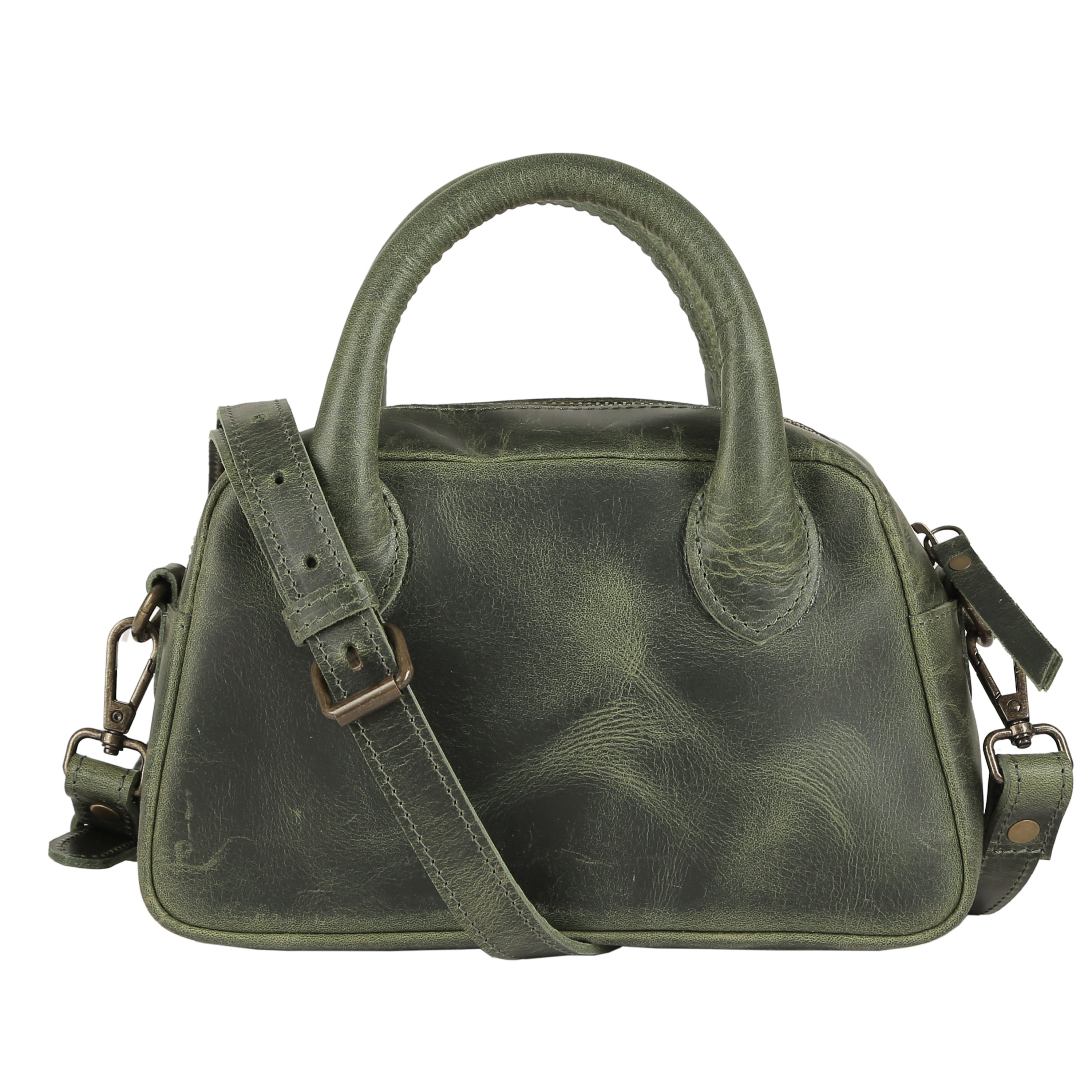KomalC Mini Top Handle Crossbody Bag for Women – Leather Shoulder Handbag with Adjustable Strap