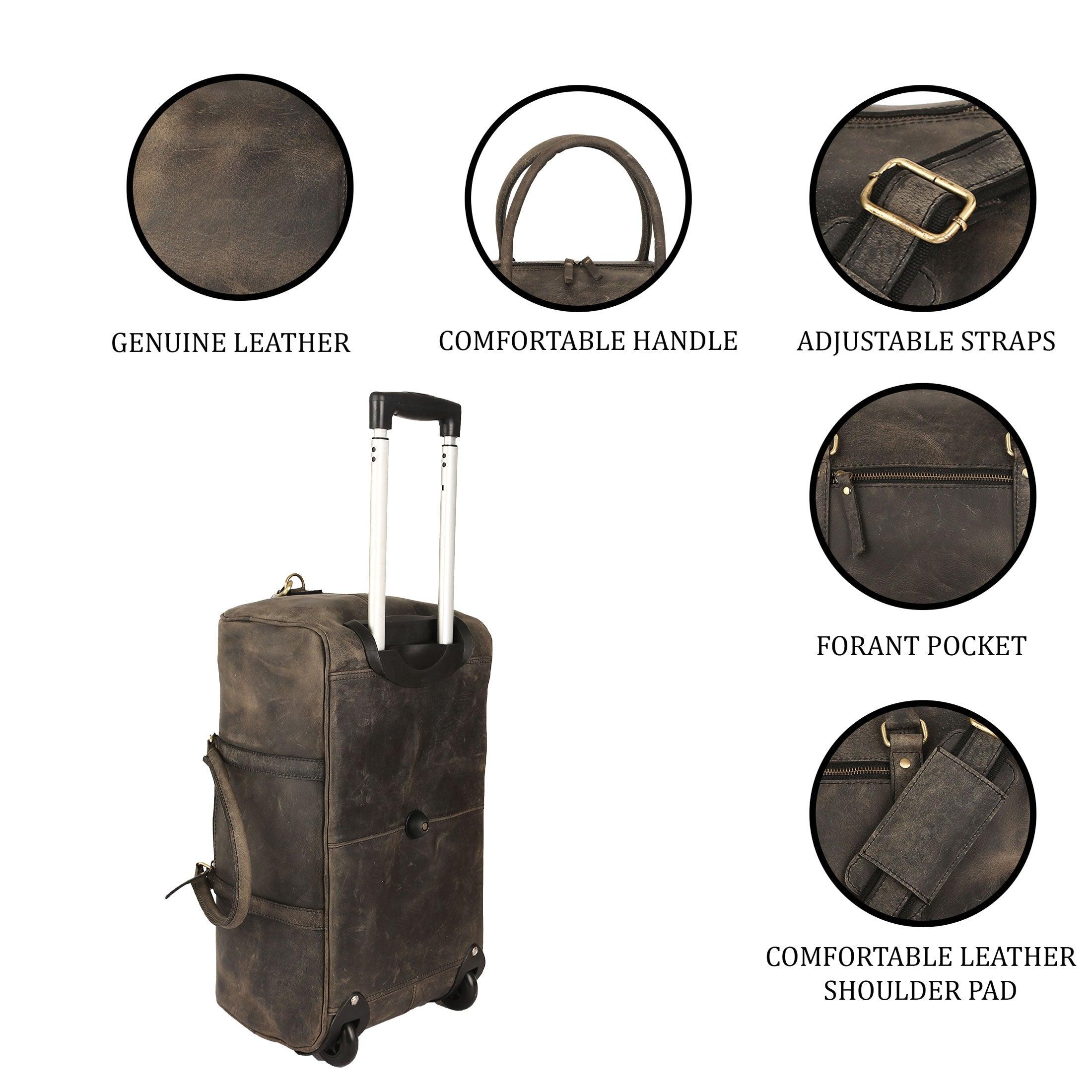 21-Inch Duffel with Wheels for Sports, Overnight, Weekend, Gym, and Cabin Use