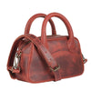 KomalC Mini Top Handle Crossbody Bag for Women – Leather Shoulder Handbag with Adjustable Strap