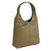 Leather Women's Tote bag/Ladies Purse/Travel Shopping Bag Hobo Carry Shoulder Bag Multipurpose Handbag (Olive Green)