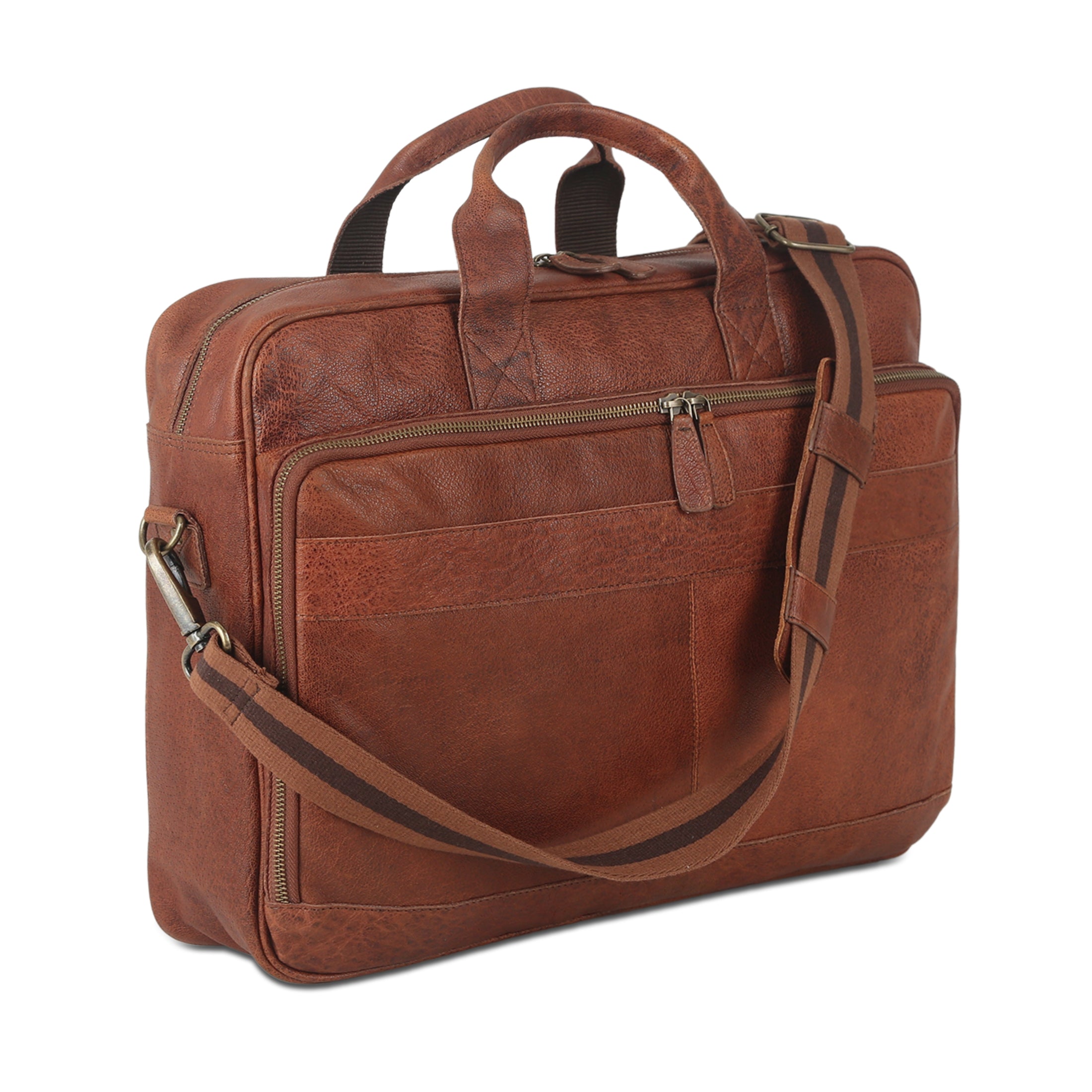 16 Inch Leather briefcases Laptop Messenger Bags for Men and