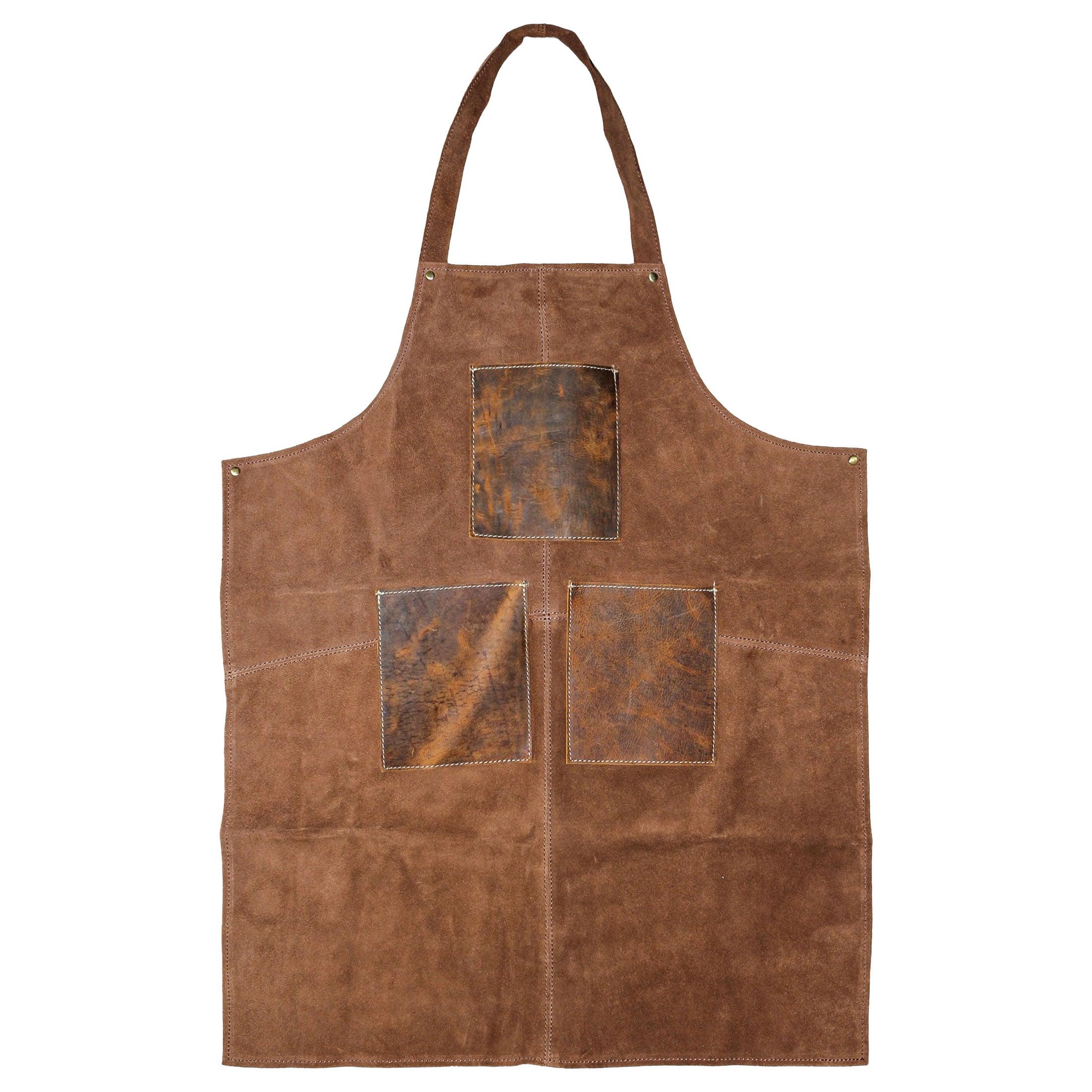 Grembiule Da Lavoro In Pelle Rustic Town - Con Tasche, Regolabile Fino A XXL, Uomo E Donna - Foto 9