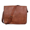 Leather Vintage Men's 18 Inch Leather Laptop Messenger Pro Satchel Men's Bag