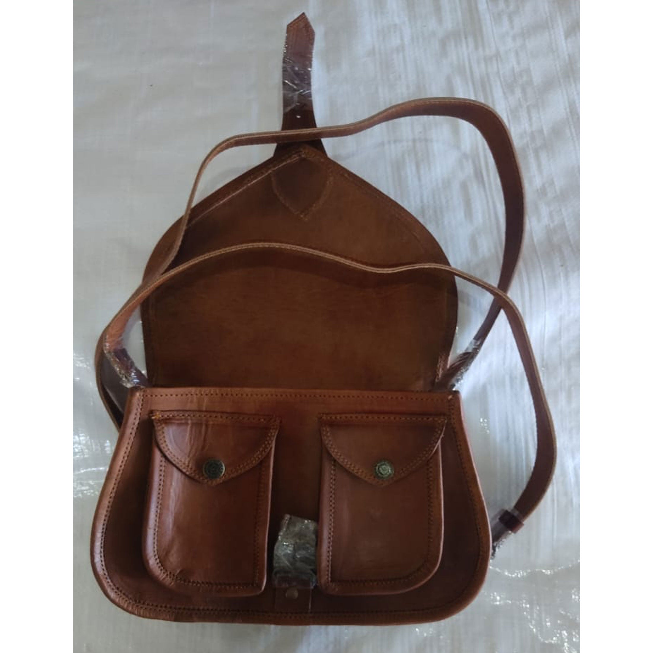 Genuine leather purse with personalization