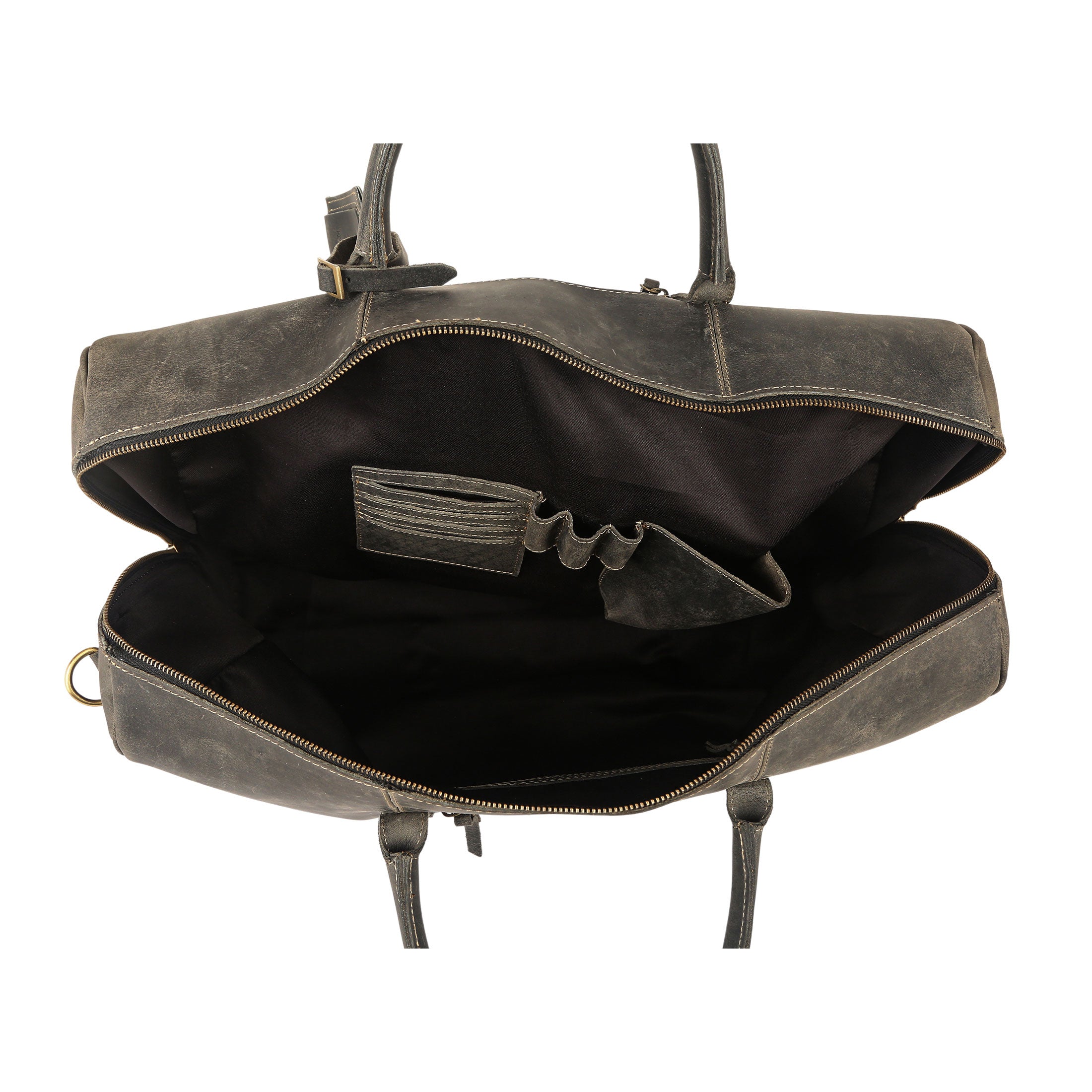 Leather 20-Inch Travel Duffel Bag for Men and Women Leather 20-Inch Travel Duffel Bag for Men and Women