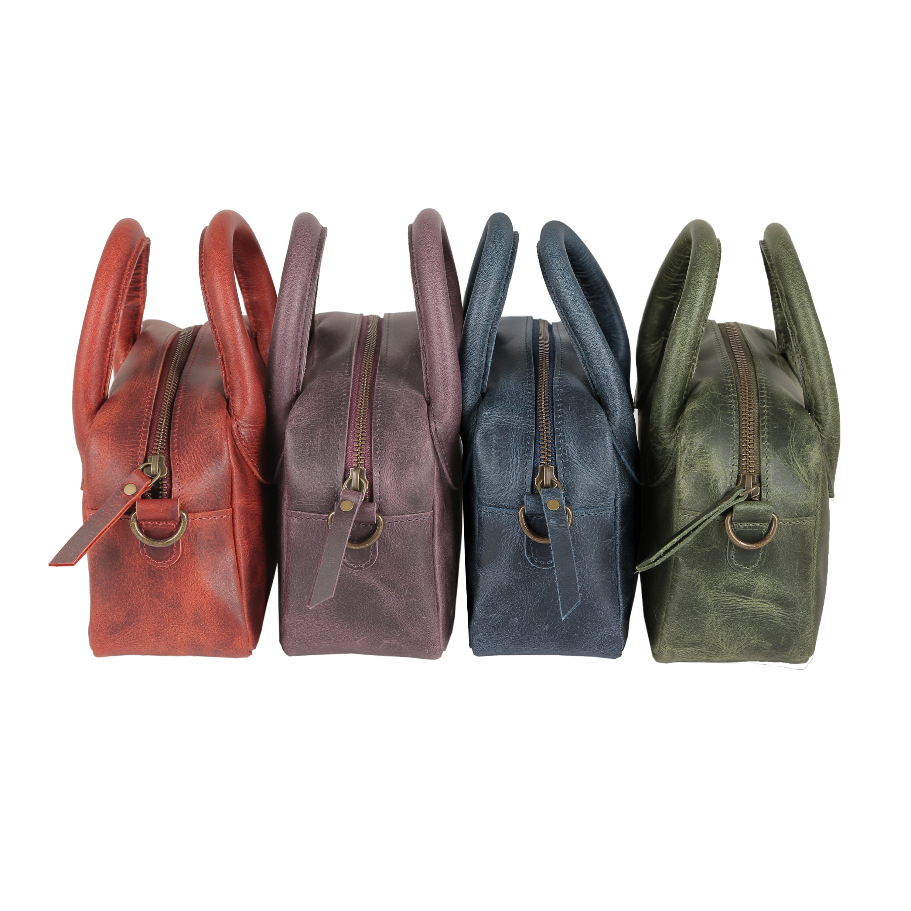 KomalC Mini Top Handle Crossbody Bag for Women – Leather Shoulder Handbag with Adjustable Strap