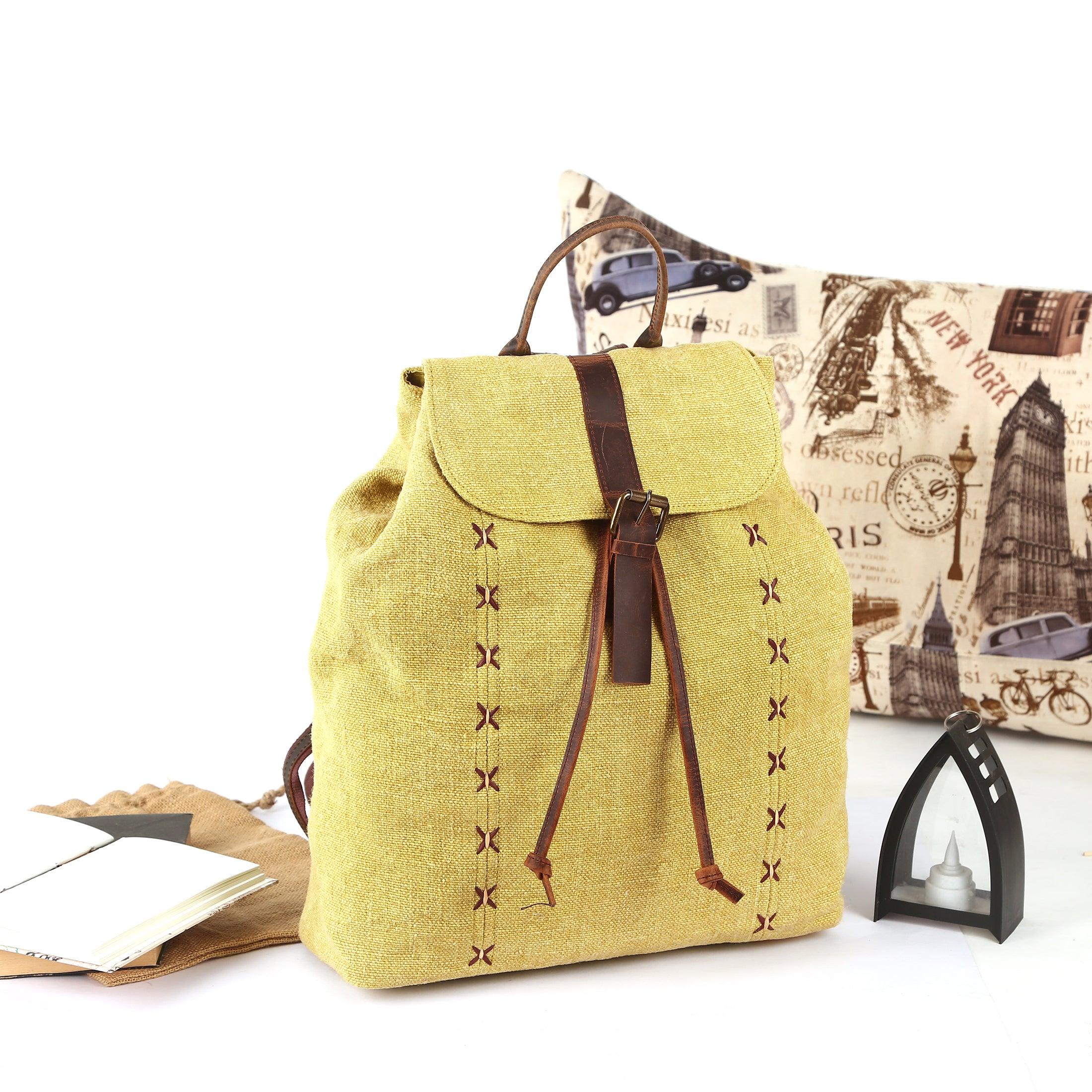 canvas backpack for men and women