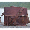 Vintage 15 Inch Laptop Messenger Bag briefcase Satchel laptop bag for Men and Women