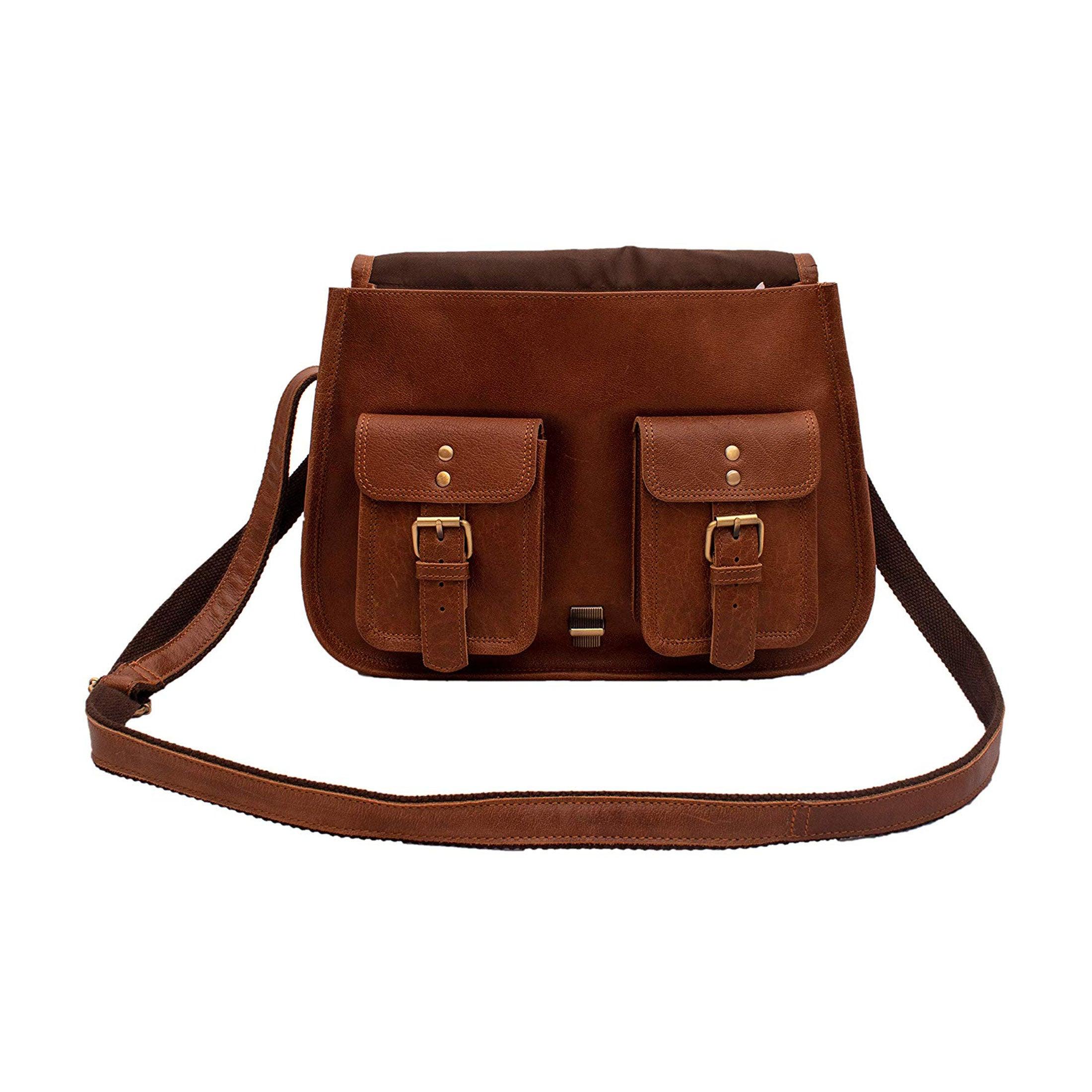 2 small front pockets of Handcrafted Shoulder Bag