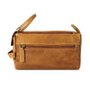 Buffalo Leather Toiletry Bag with YKK metal zippers