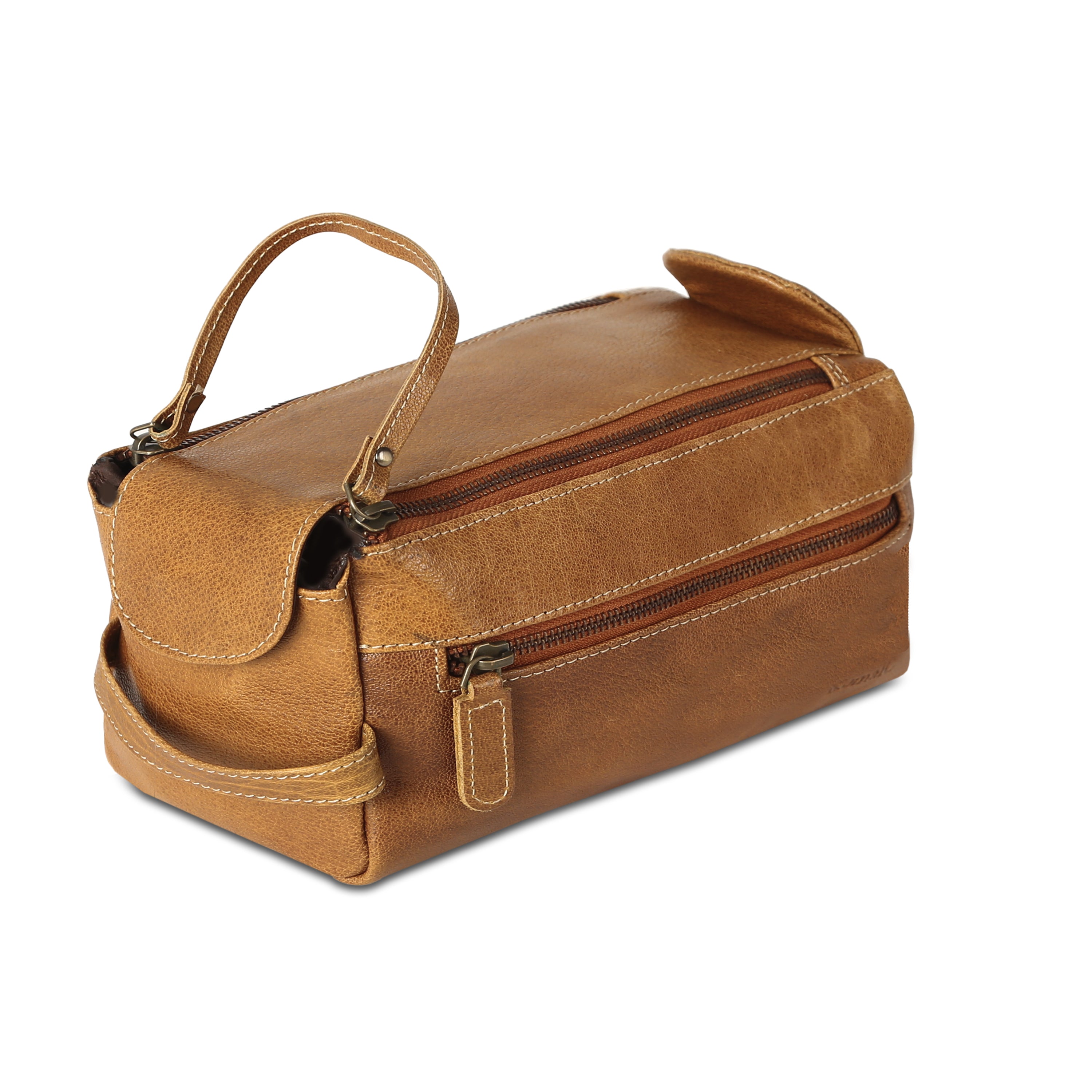 Genuine Buffalo Leather Toiletry Bag