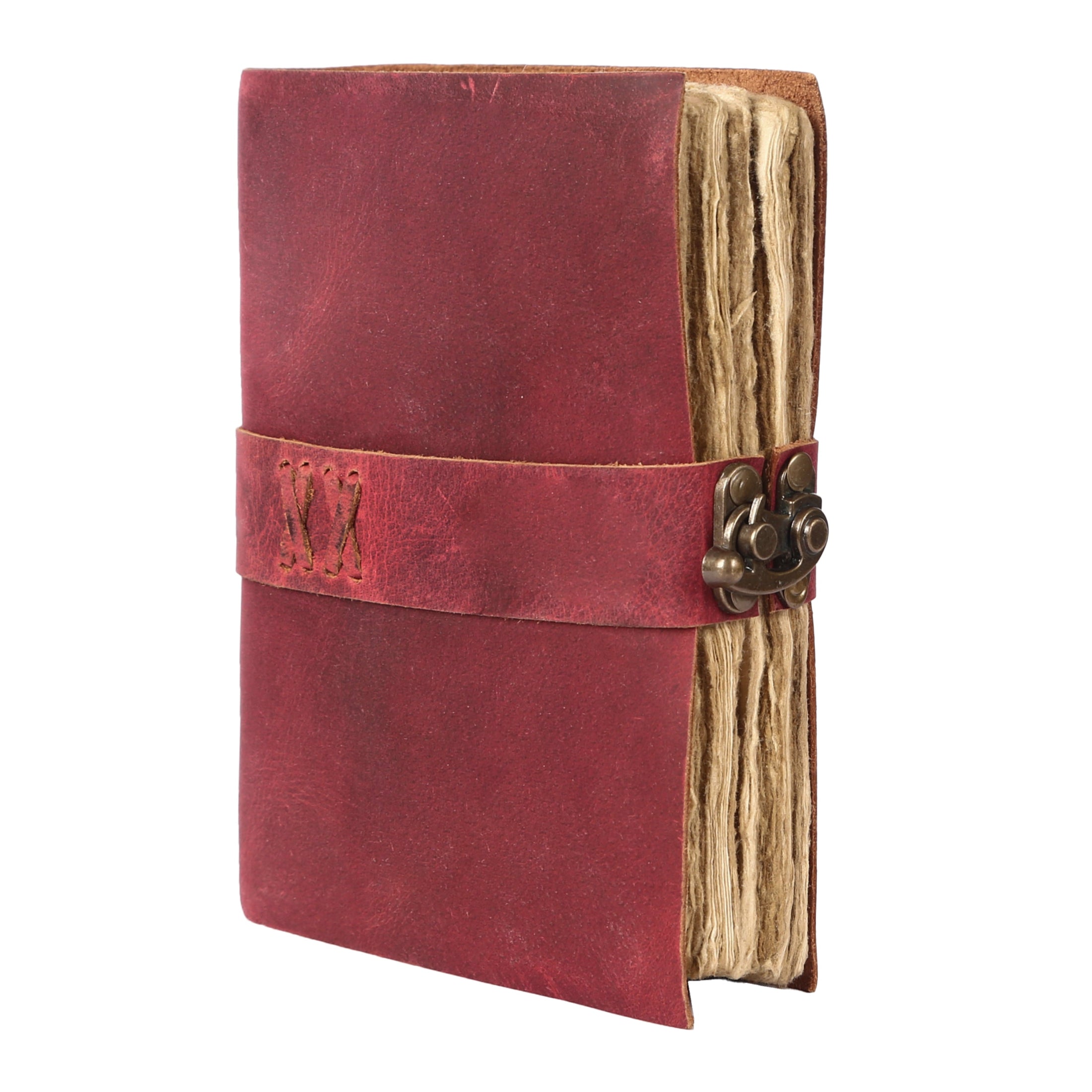 Best leather journal for women with vintage lock