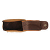 spacious leather toiletry kit for men