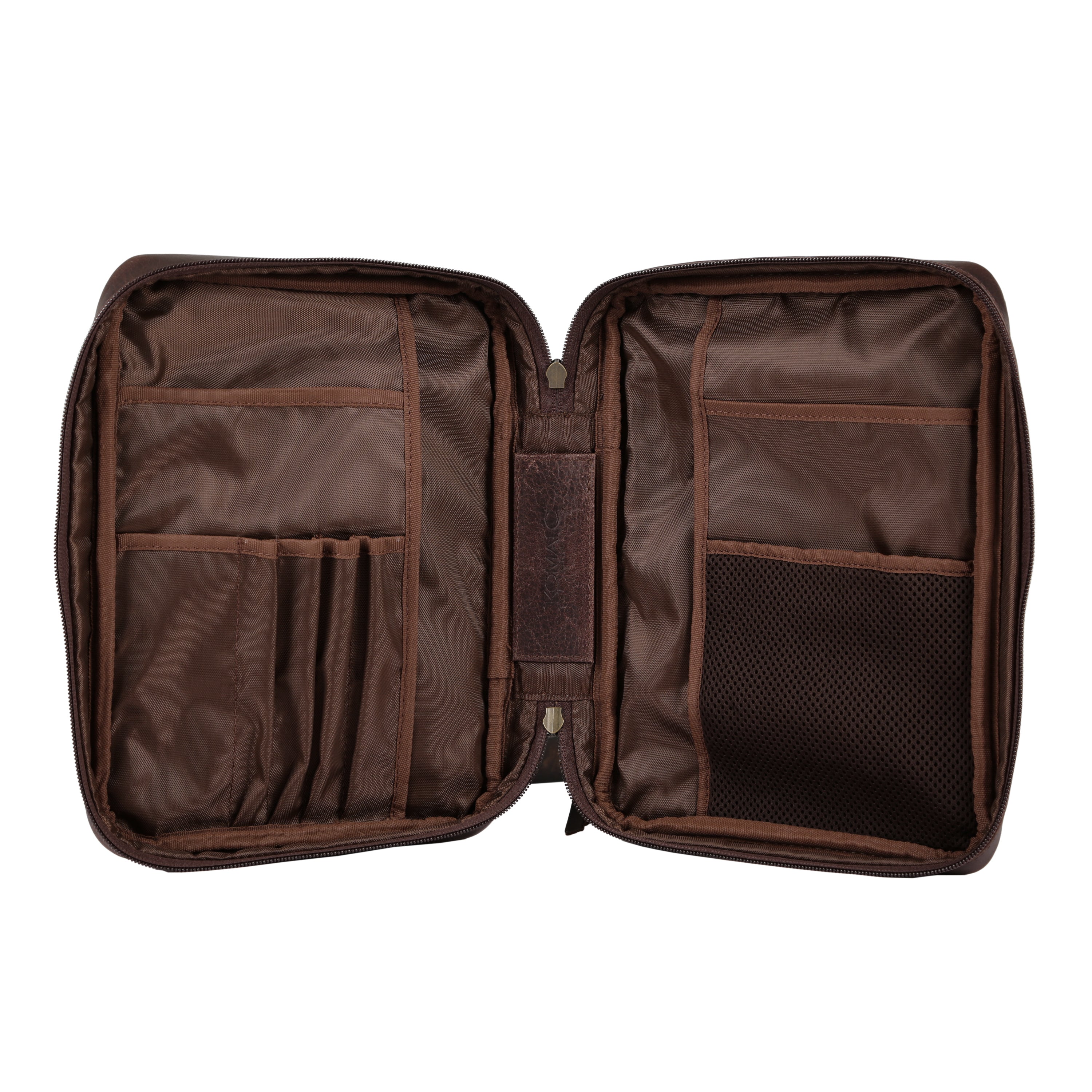 Leather Bible Cover for Men & Women – Zippered Bible Case with Handle, Note & Pen Organizer – Fits Large Study Bible – 11.5x8.5 Inch