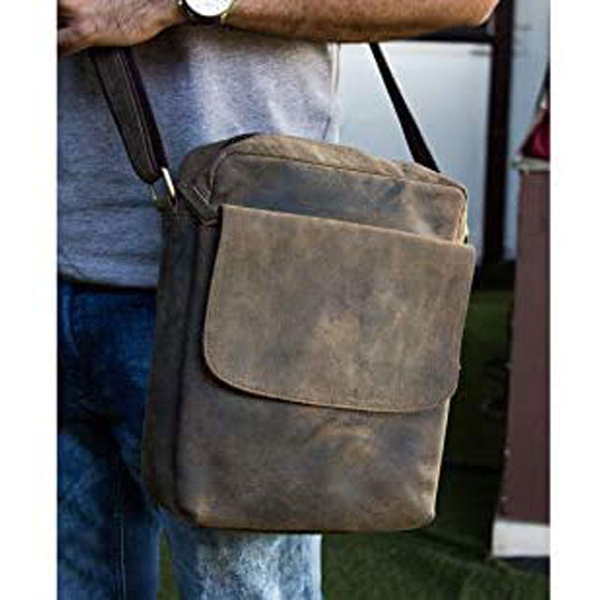 Handcrafted vintage leather bag