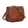 Full-grain leather crossbody bag