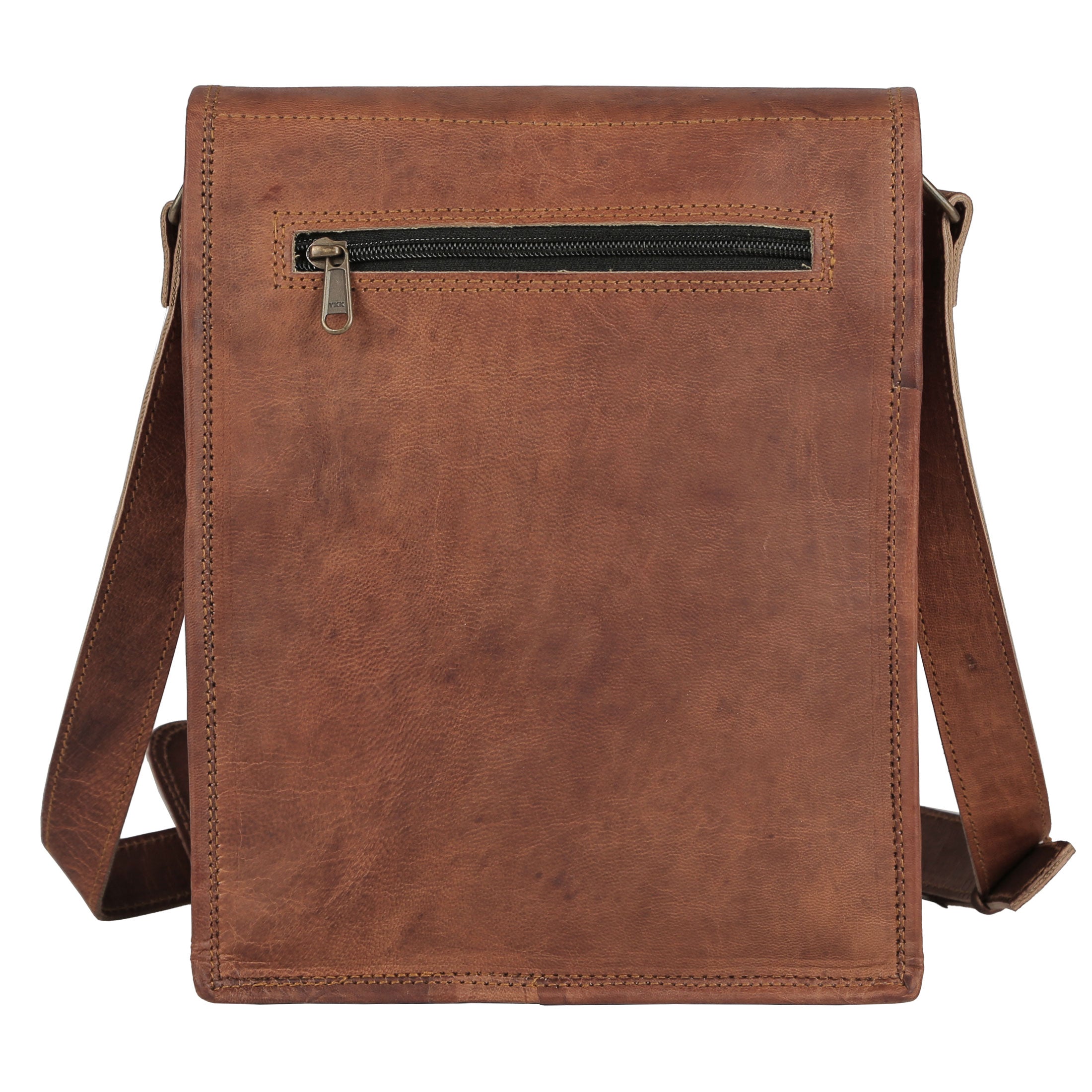 Leather 11 Inch Sturdy Satchel – iPad Messenger Bag for Men and Women