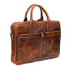 16 inch Premium Leather Briefcase for Men and Women