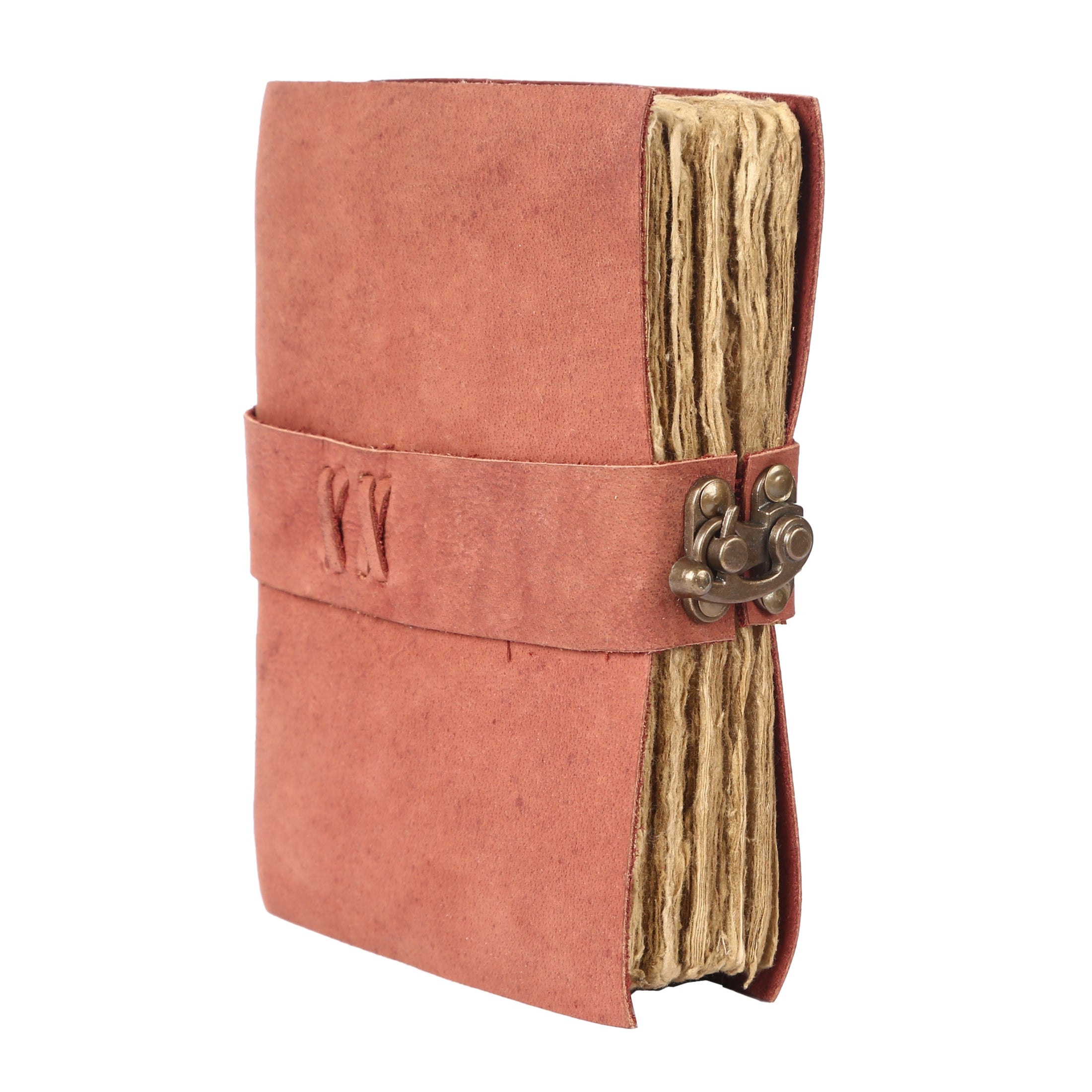 Best leather journal for women with vintage lock