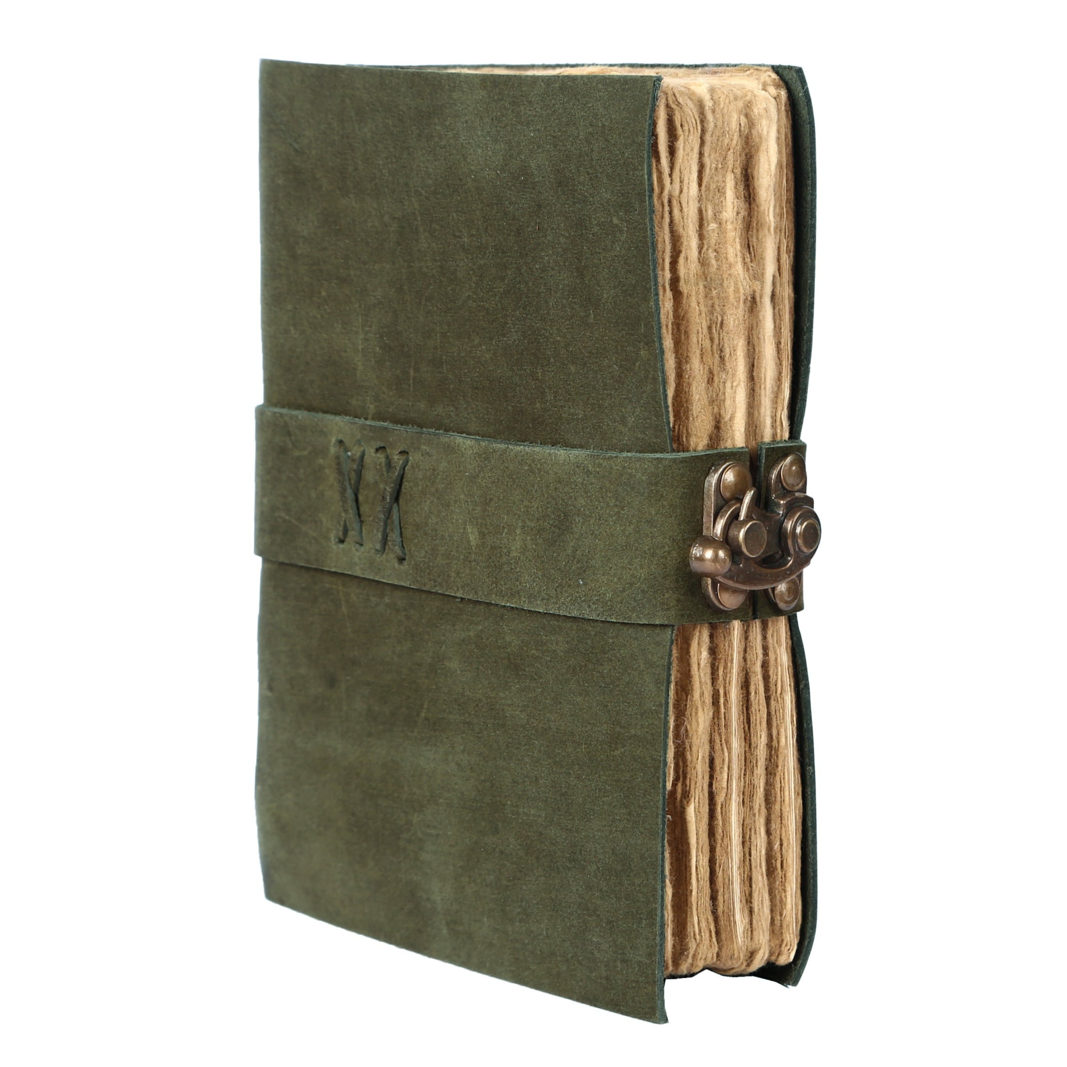 Best leather journal for women with vintage lock