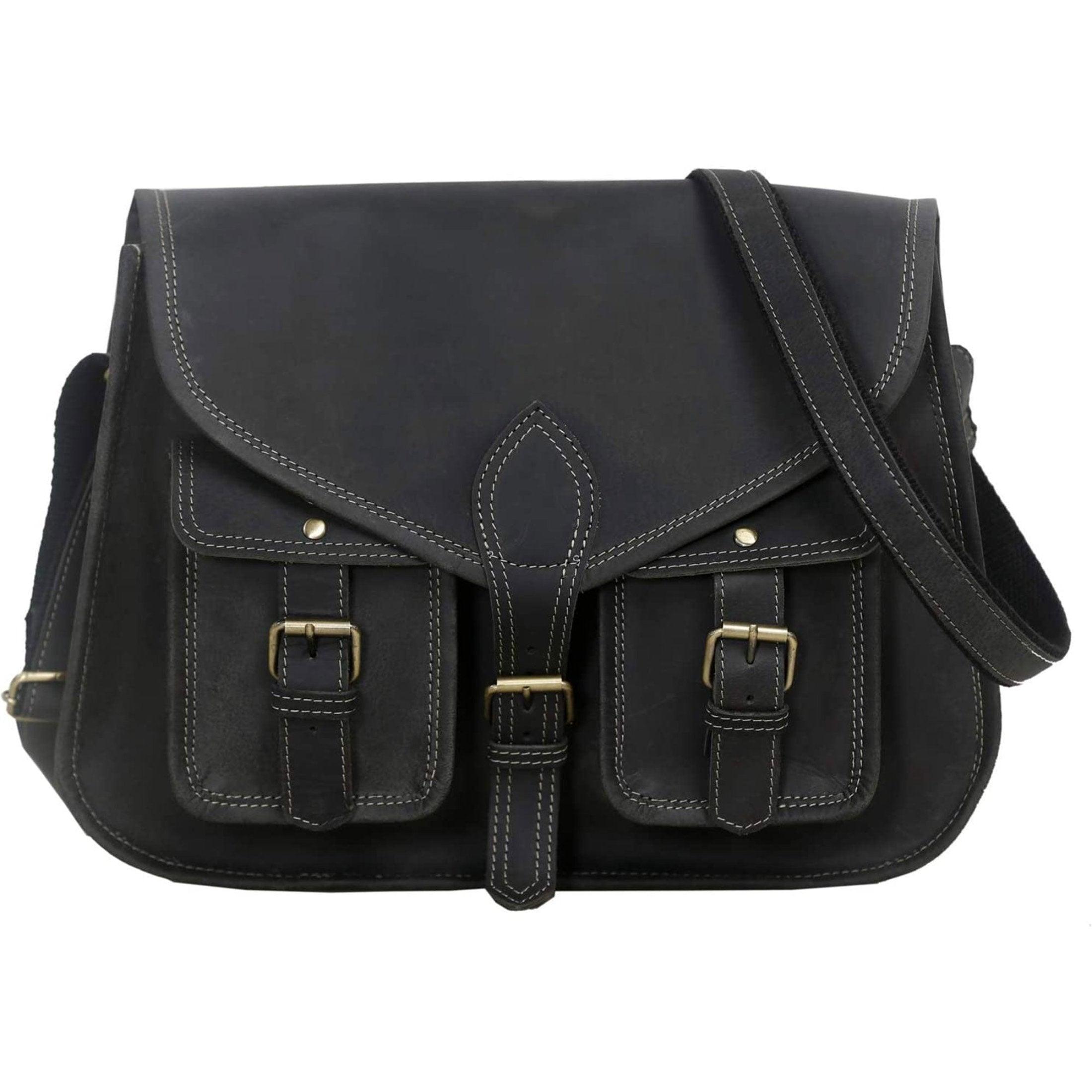 Ladies black satchel bag shop