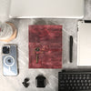 Leather Journal with unlined Deckle Edge Paper Vintage Key/ Handmade Writing Notebook Diary/ Bound Daily Notepad for Men & Women (Dusty Rose)