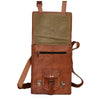 Leather 11 Inch Sturdy Leather satchel iPad Messenger Bag for men and women