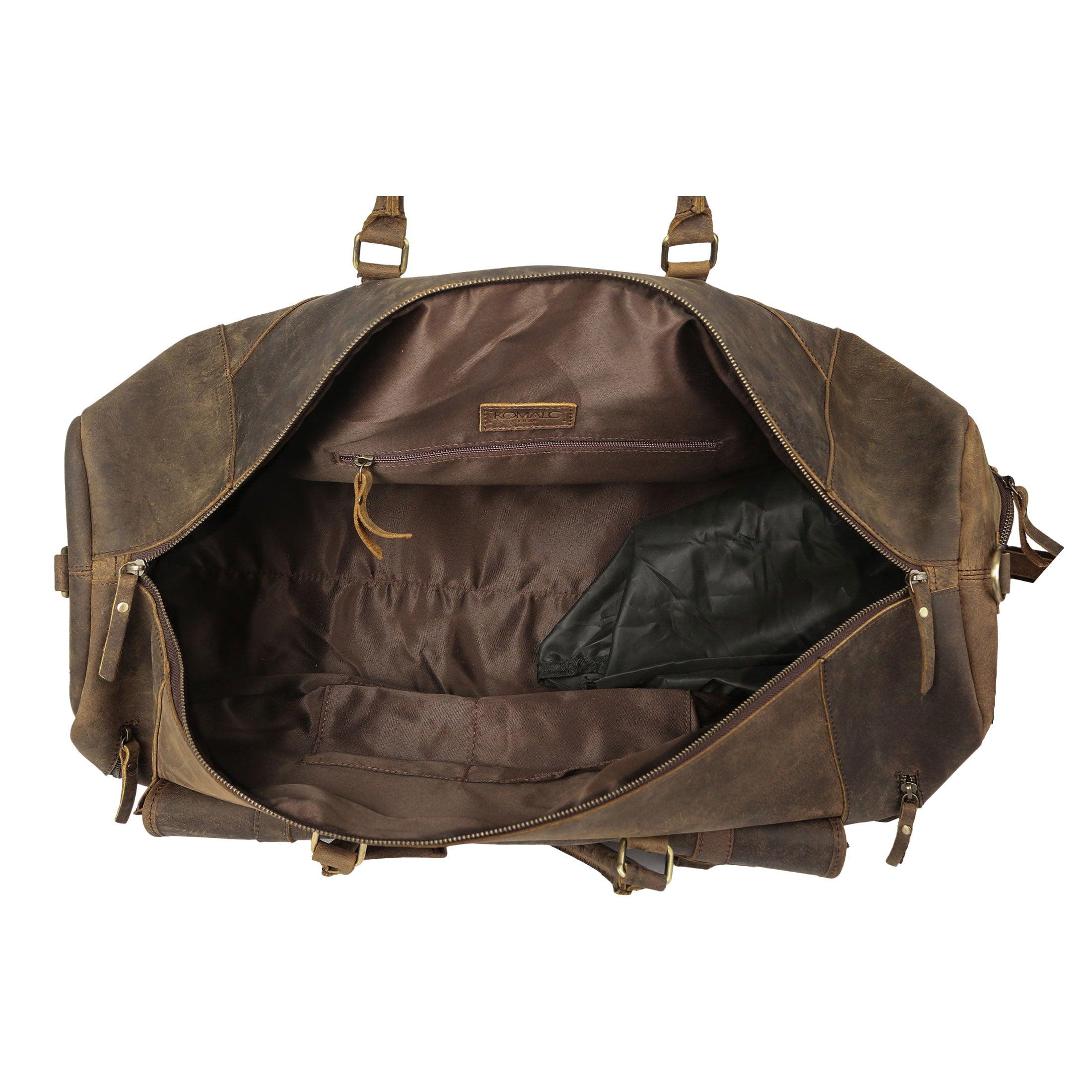 leather gear bag 28-Inch Full Grain Leather Duffel Bag for Men & Women – Travel, Sports, Gym & Weekend Bag