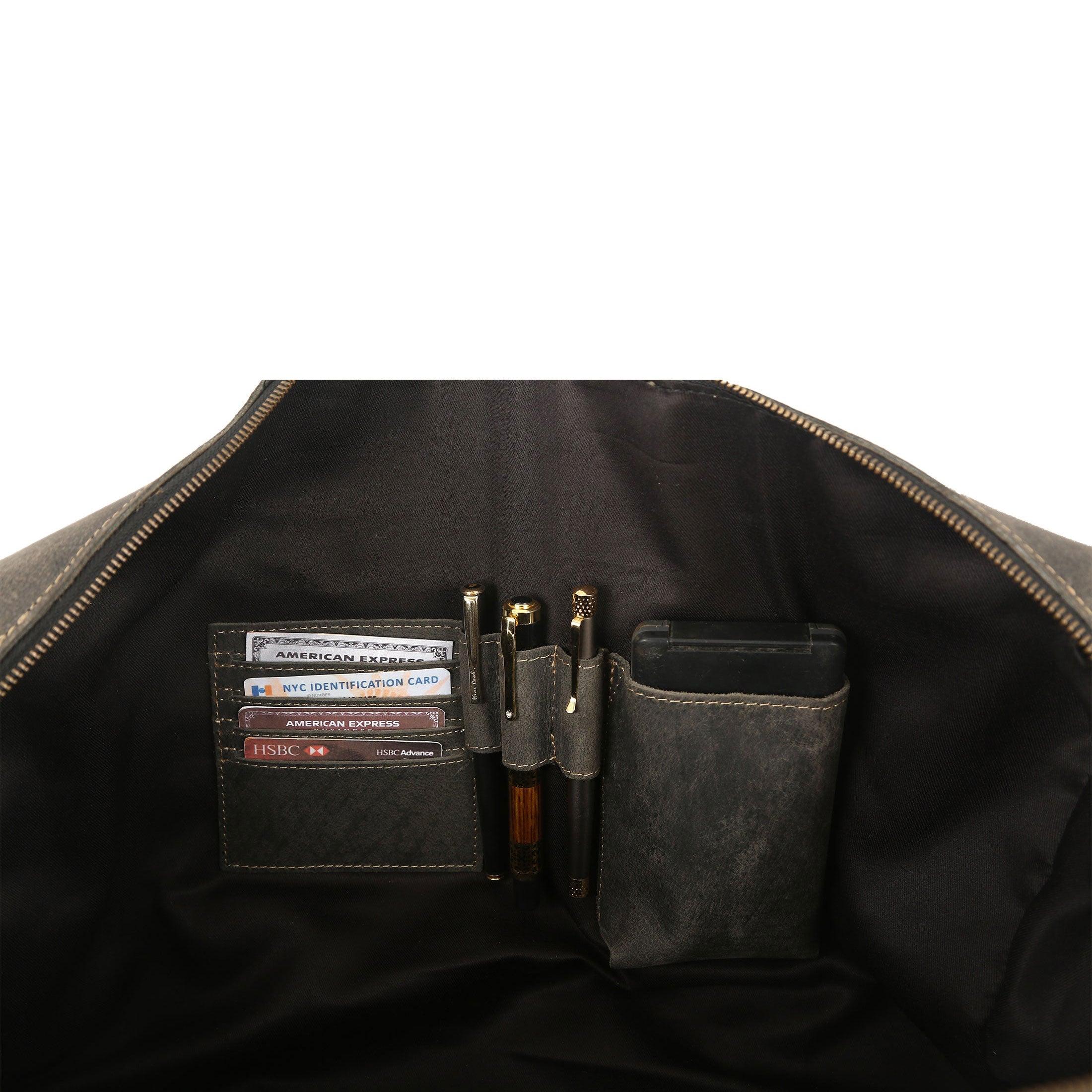 24-Inch Full Grain Leather Duffel Bag for Men & Women – Travel, Gym & Weekend Overnight Bag Black 24-Inch Full Grain Leather Duffel Bag for Men & Women – Travel, Gym & Weekend Overnight Bag Black