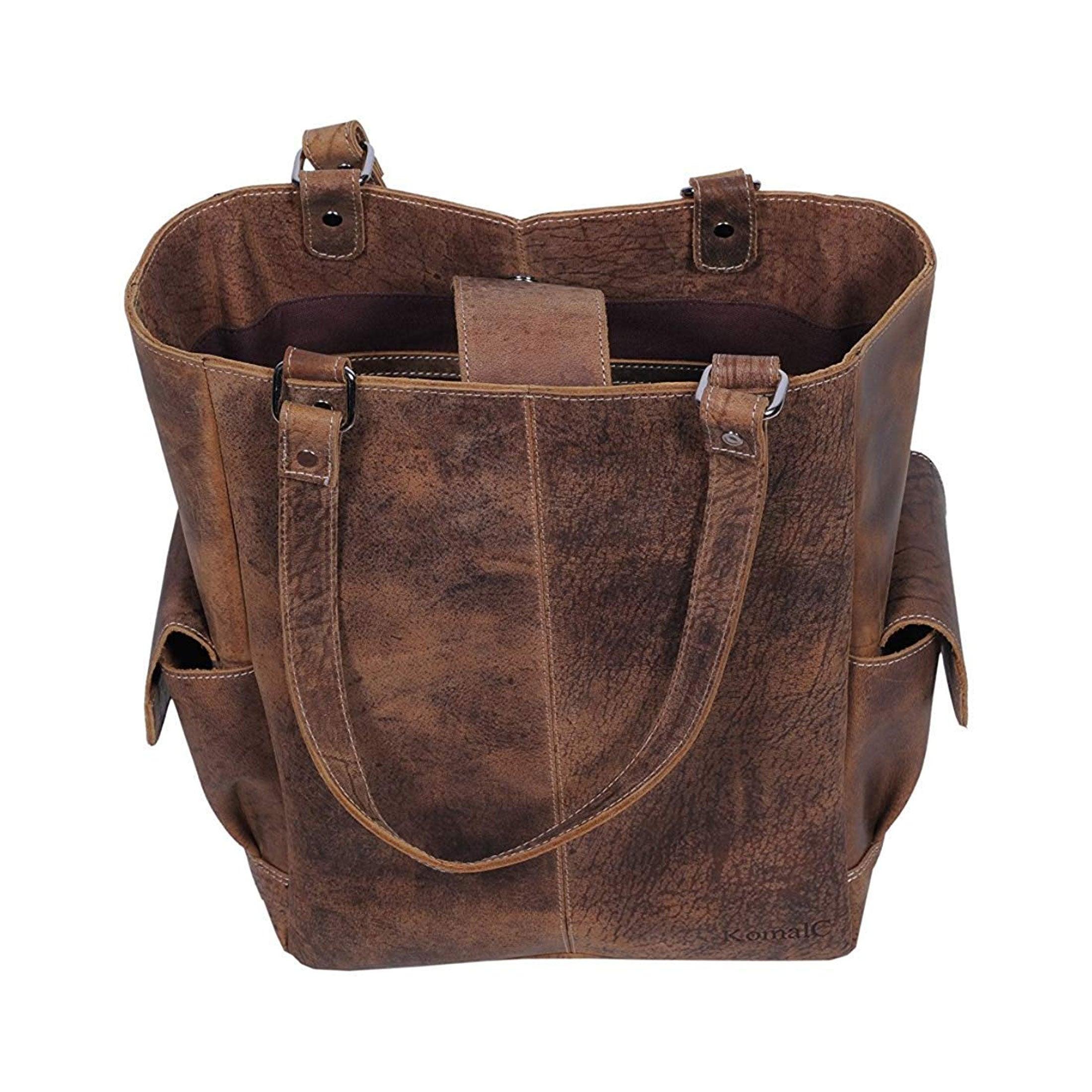 70s Buff Leather newest Bag