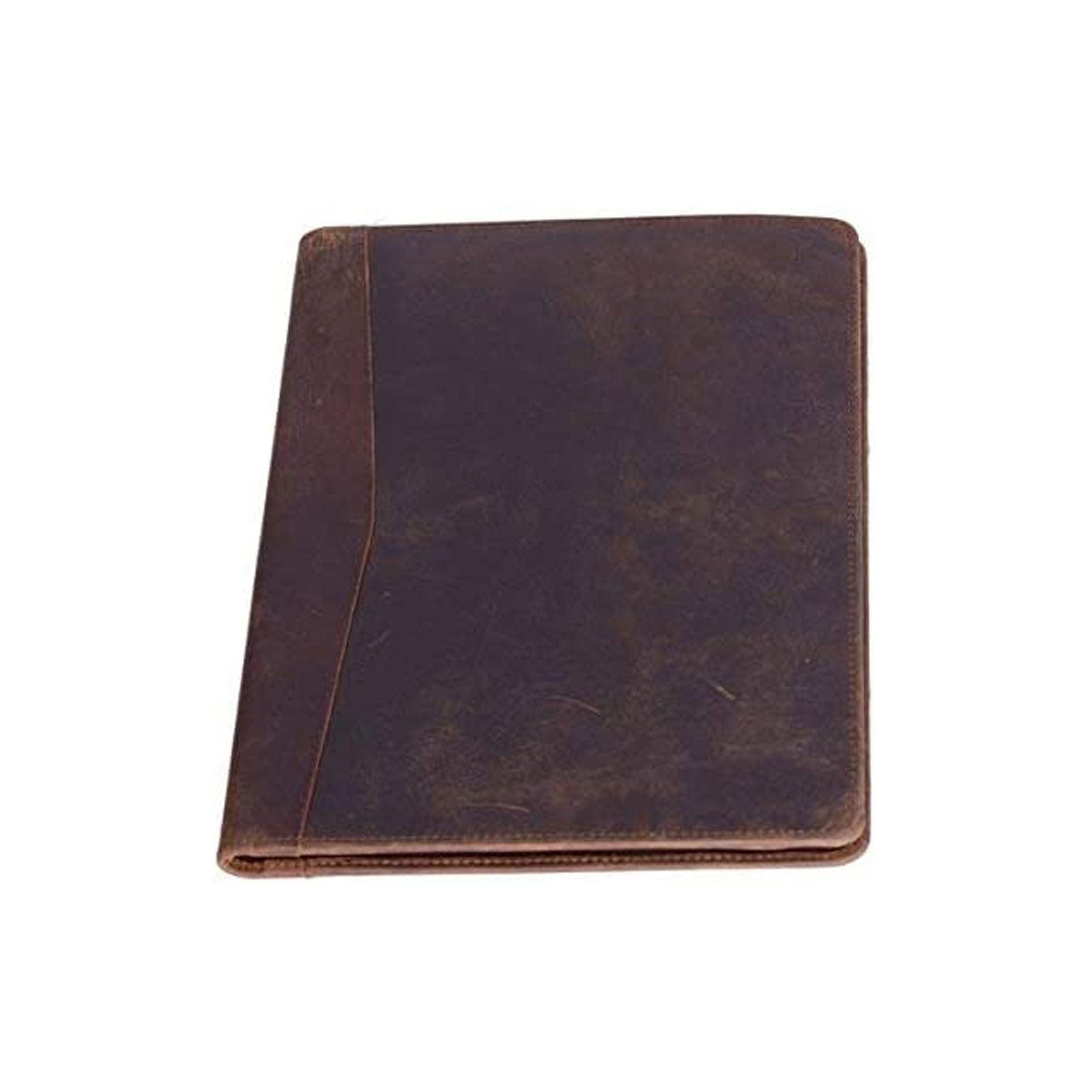 Leather Business Portfolio Folder Personal online Organizer, Luxury Full Grain Leather Padfolio, Leather Folder