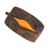 Handcrafted leather pencil case for students and artists