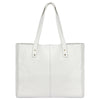 Leather Shoulder Bag Tote for Women Purse Satchel Travel Bag shopping Carry Messenger Multipurpose Handbag (Snow)