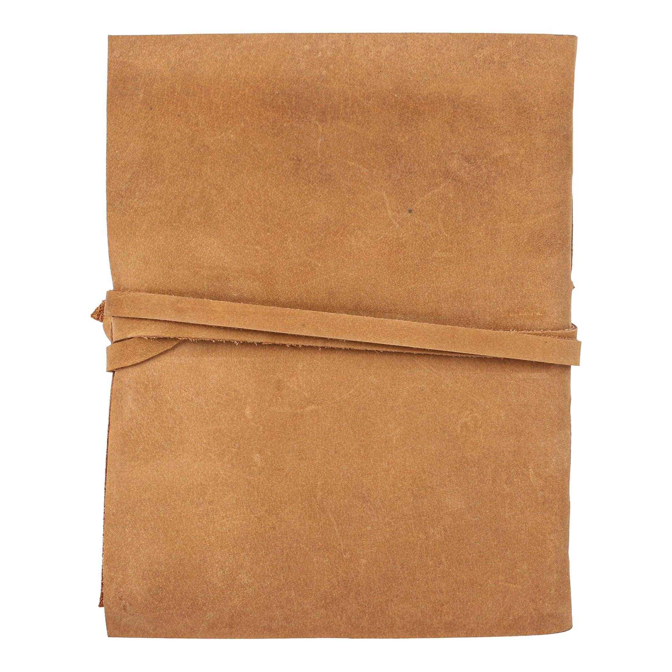 8 x 6 x 1.5 inches leather journal
