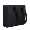 KomalC Leather Shoulder Bag Tote for Women Purse Satchel Travel Bag shopping Carry Messenger Multipurpose Handbag (Black)