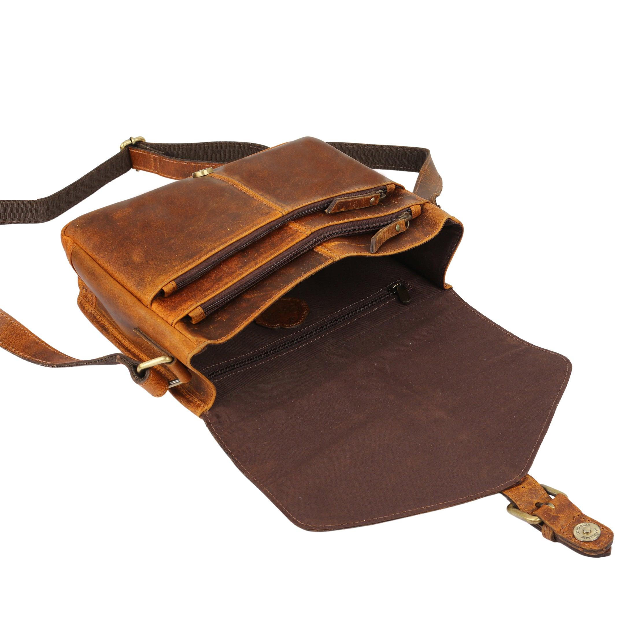 Pure leather crossbody bag Clearance