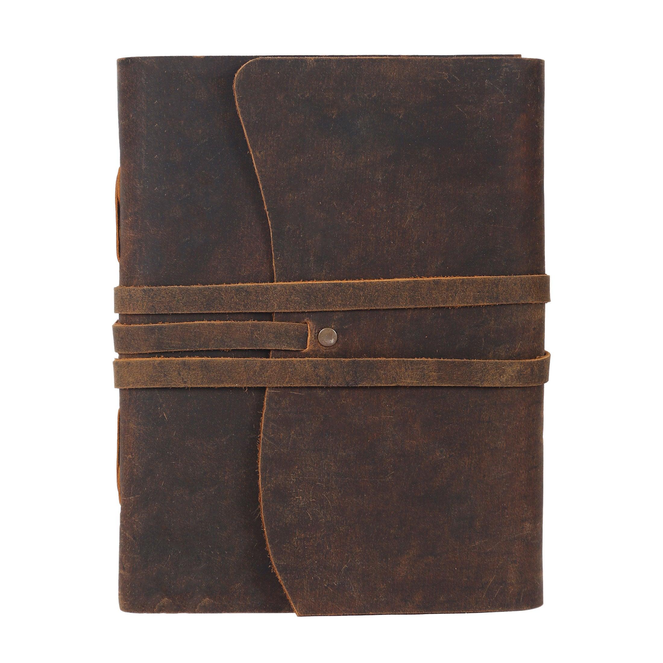 handmade leather journal in 8*6 size