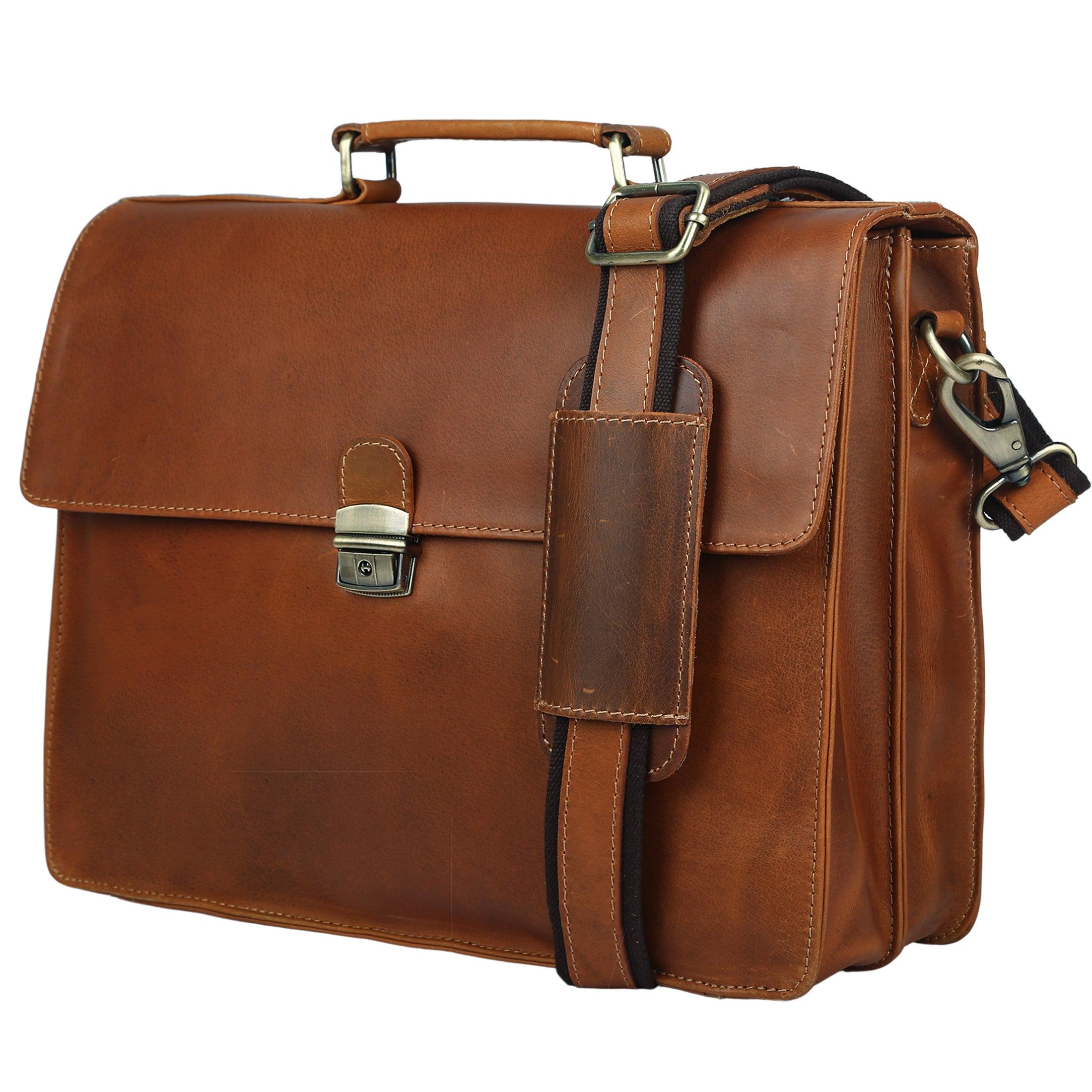 Multiple compartment satchel bag