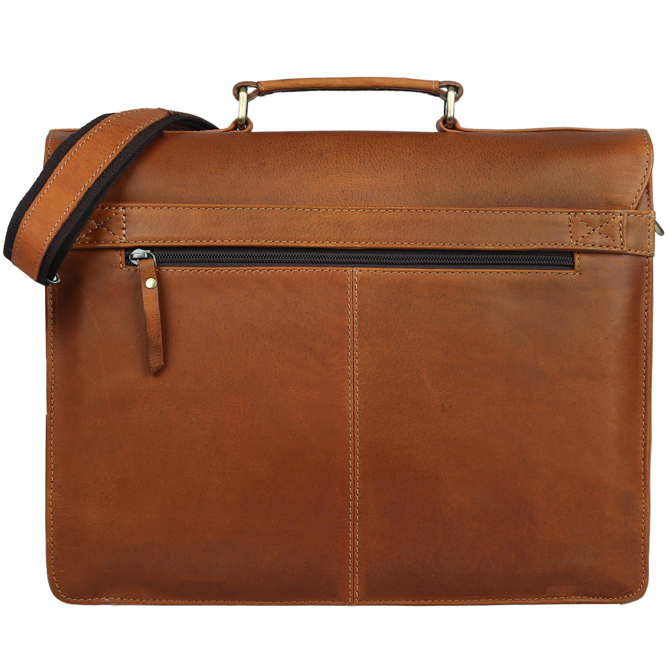 Multiple compartment satchel bag